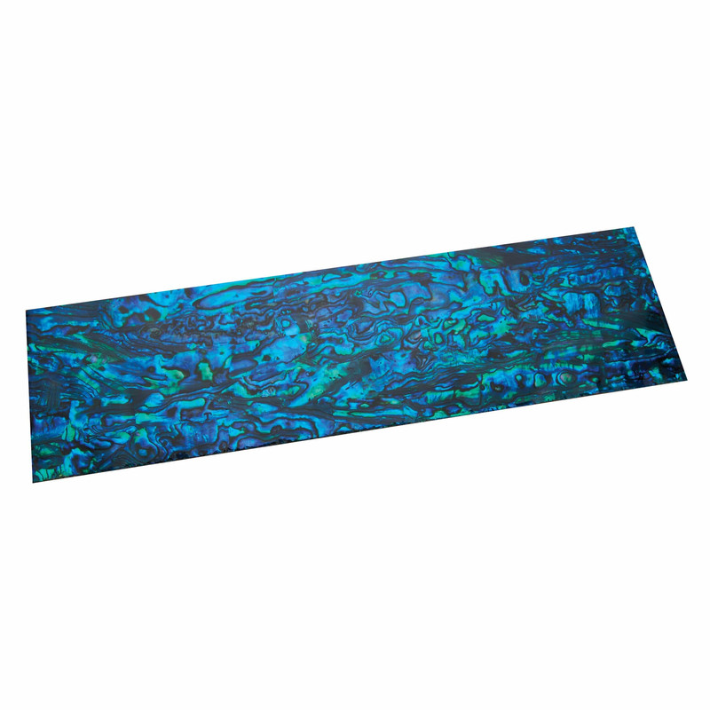 Paua Abalone Inlay Sheet - 1/32" x 2-3/4" x 9-1/4" - Color:Cascade